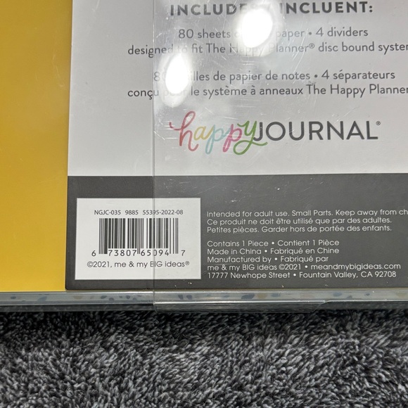 The Happy Planner Vibrant Yellow Journal - Picture 2 of 8